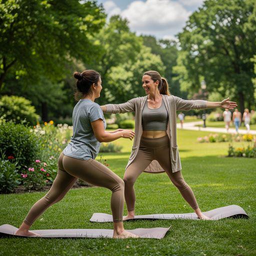 Demostración de ejercicios específicos para mejorar la postura y reducir la tensión en la columna vertebral.